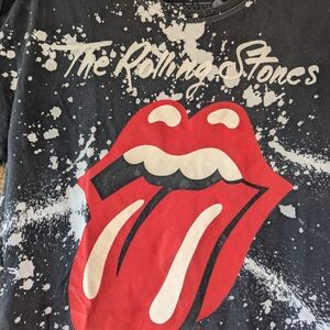 Rolling Stones Kids Graphic T-Shirt - Black and Red